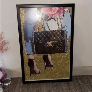Chanel Black Wall Decor
